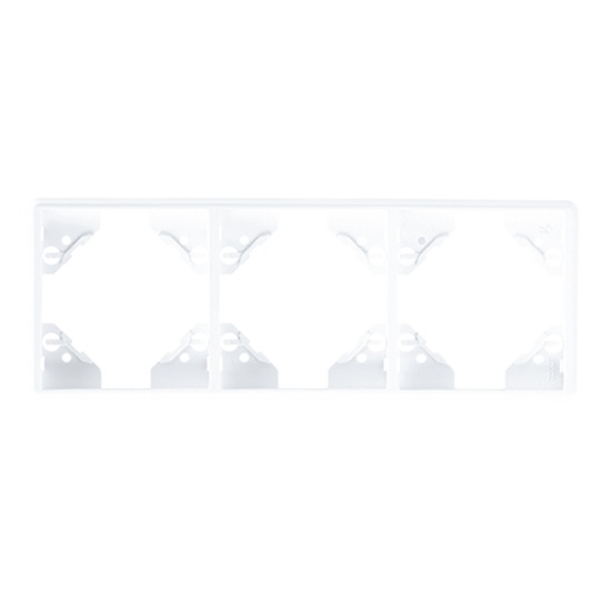 Espelho triplo vertical APOLO 5000 branco