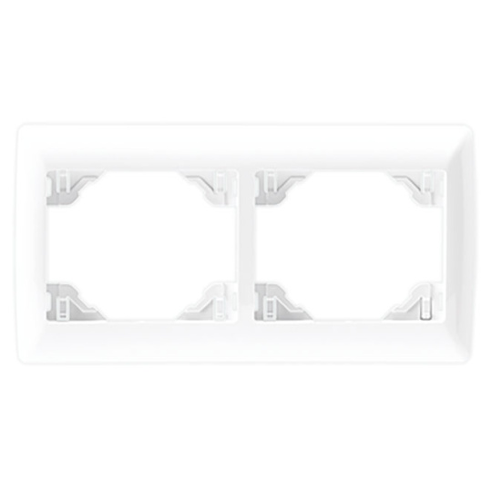 Marco Doble Horizontal SIRIUS70 en blanco/blanco