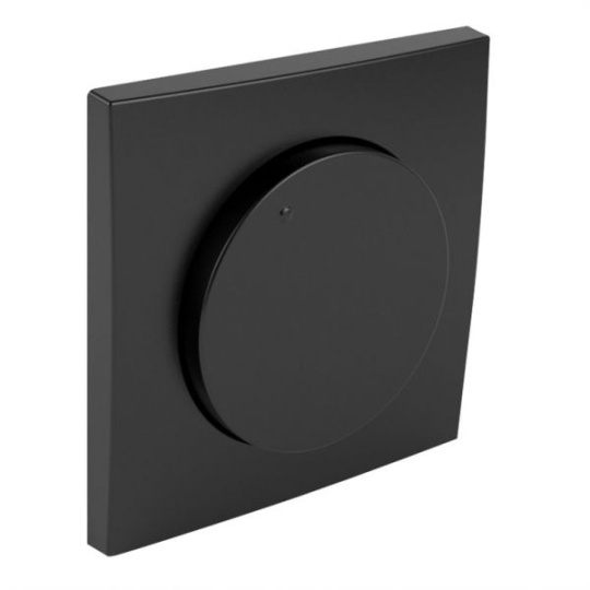 Cover Plate for Dimmer / Two-way Switch, in matte black