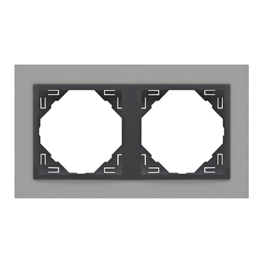 Double Frame LOGUS90 in alumina/grey