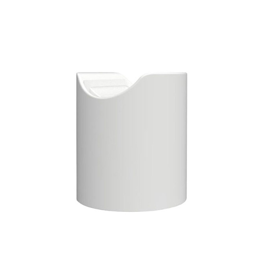 White S14D LINESTRA lampholder IP44, in thermoplastic resin