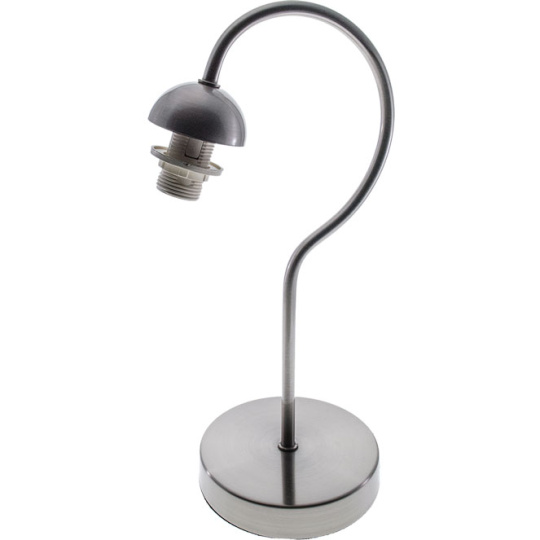 Base for Table Lamp BADAJOZ small 1xE14 L.13xW.17xH.32cm Satin Nickel