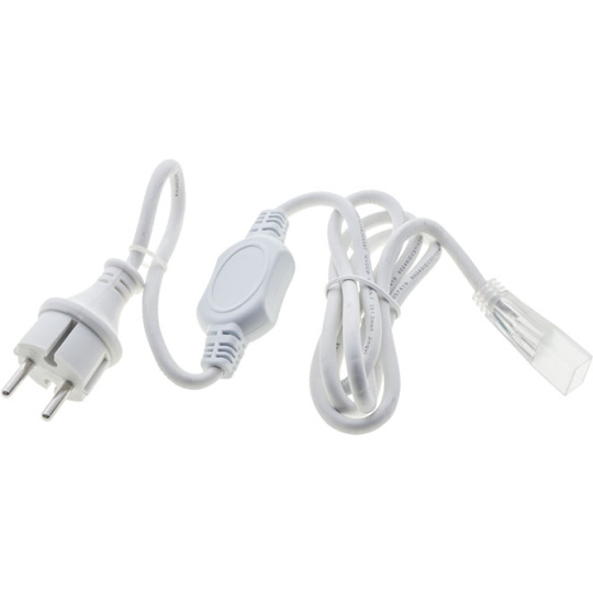 Power cord with plug for 230V LED strip