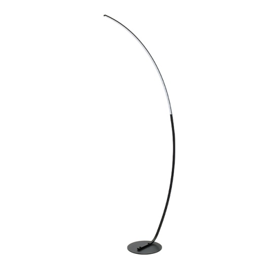 Floor lamp ROMA 48W LED CCT (3000K/4000/6000K), in black