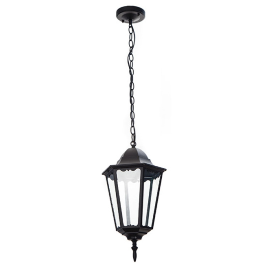 Suspensão LISA IP34 1xE27 Alt.Reg.xD.17cm Preto