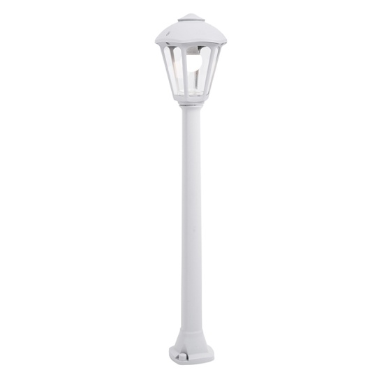 Farola GIAMPY 1xE27 IP55 L.21xAn.21xAl.99,5cm resina blanca