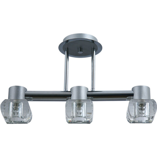 Ceiling Lamp LORENA 3xG9 L.50xW.15xH.29cm Grey/Chrome