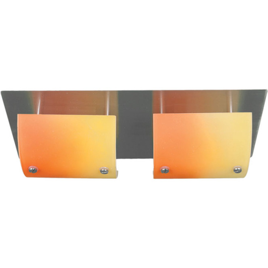 Wall lamp ARACAJU 2xG9 Red/Oranje