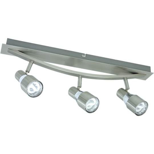 Wall Lamp TELMO 3xGU10 L.51xW.21xH.6cm Satin Nickel