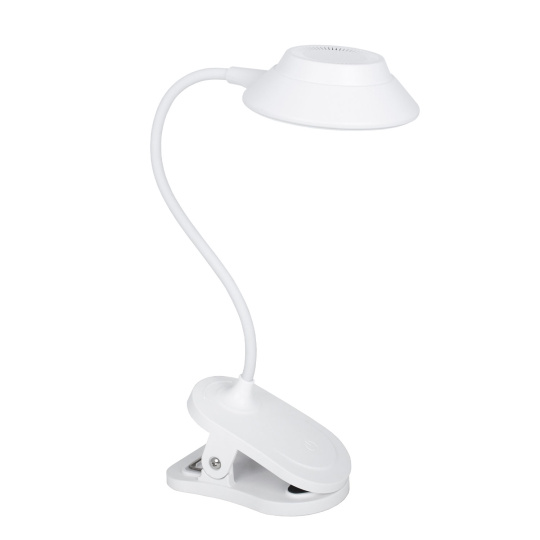 Candeeiro de mesa KLIP 5W LED 3000-4000-6500K com mola em branco