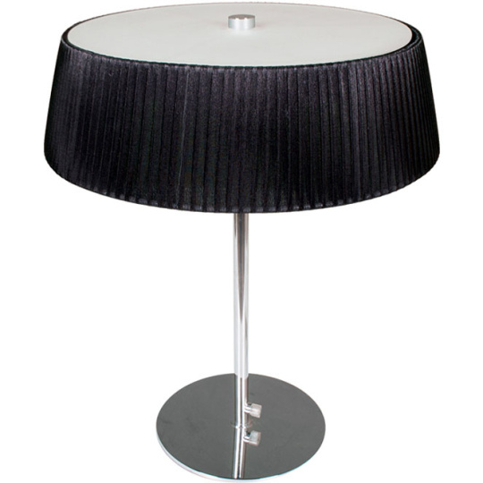 Candeeiro de mesa ASTRID 3xE27 Alt.47xD.38cm Preto/Cromado