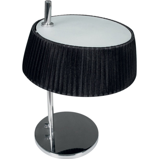 Candeeiro de mesa ASTRID 1xE14 C.25xL.25xAlt.35cm Preto/Cromado