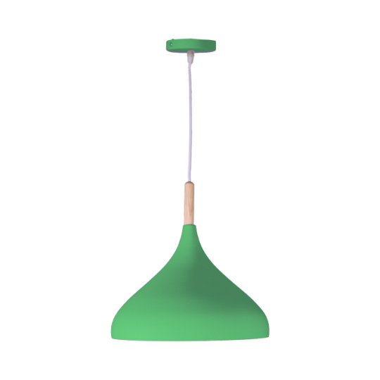 Suspensão BAVIERA D.30cm 1xE27 em metal verde