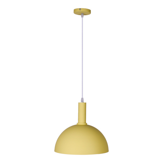 Suspensão HAGEN D.30cm 1xE27 em metal amarelo