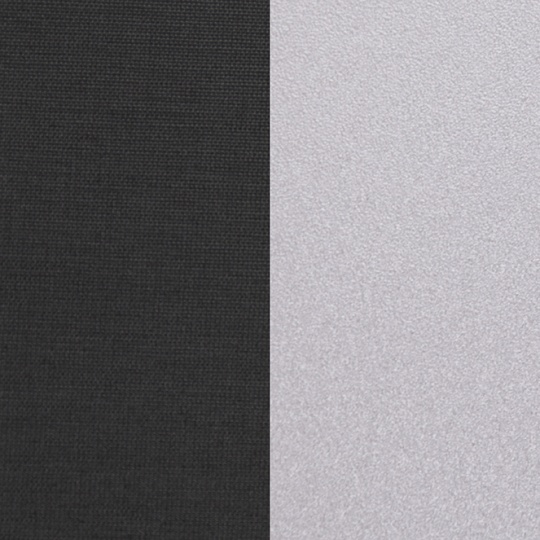 Tela PERCALINE 35 preta/ALIZE AR prata mate 140cm