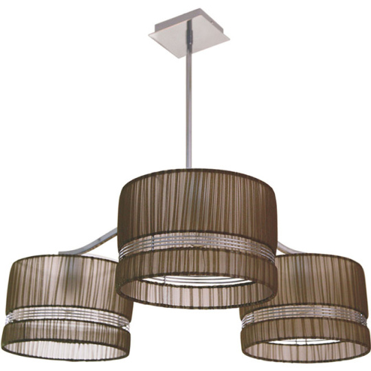 Ceiling Lamp JAQUELINE 3xE27 H.Reg.xD.80cm Brown