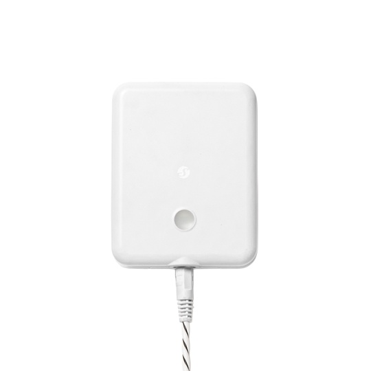 Shelly Flood Gen4 Black — Battery-powered flood/rain sensor with Wi-Fi + Zigbee + Matter