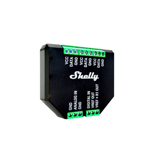 Complemento Shelly Plus — Módulo de expansión para sensores externos Shelly Plus