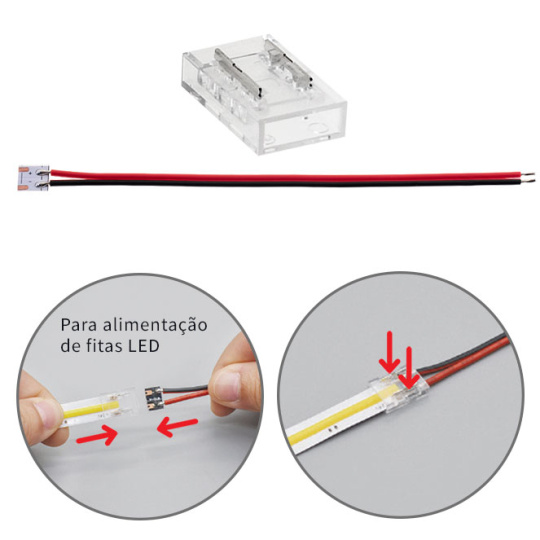 Conector Fita/Cabo LED ATLANTIS SQ480