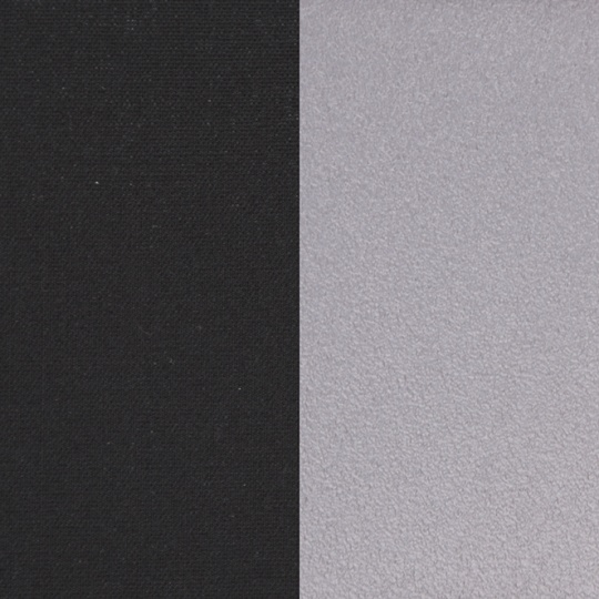 Tela POLYCOTTON PVC prata 145cm preta