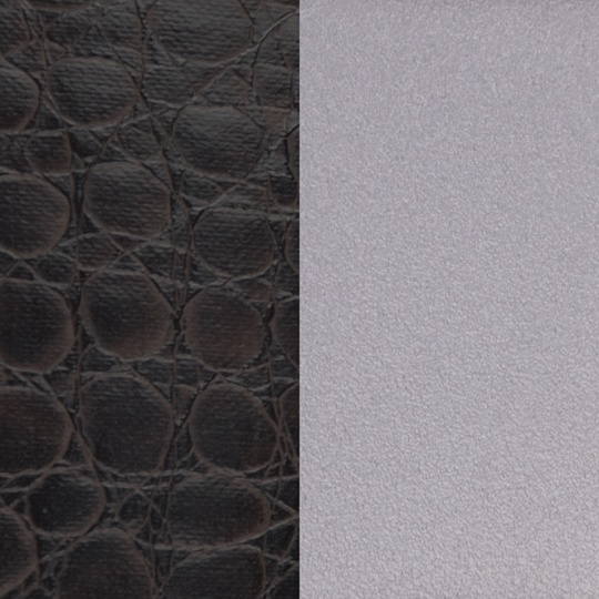 Tela ALLIGATOR PVC prata 140cm castanho