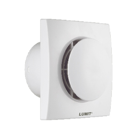Extractor GREGAL branco em ABS 12W, tubo com D.100mm