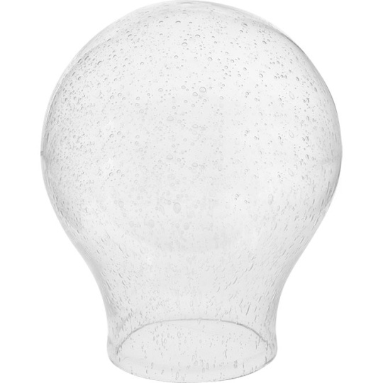 Tulip BOLZANO rounded shape made of transparent glass, D.17xH.19cm, for E28