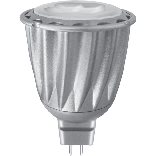 2 Ampoules GU5.3 - LED - 5W (équi 35W) = 450 Lm - 4000K / Lumière