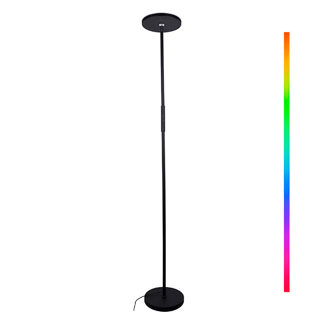 Floor lamp SMART 24W LED RGB+CCT (2700K-6500K), APP, WIFI+BLUETOOTH, Alexa  and